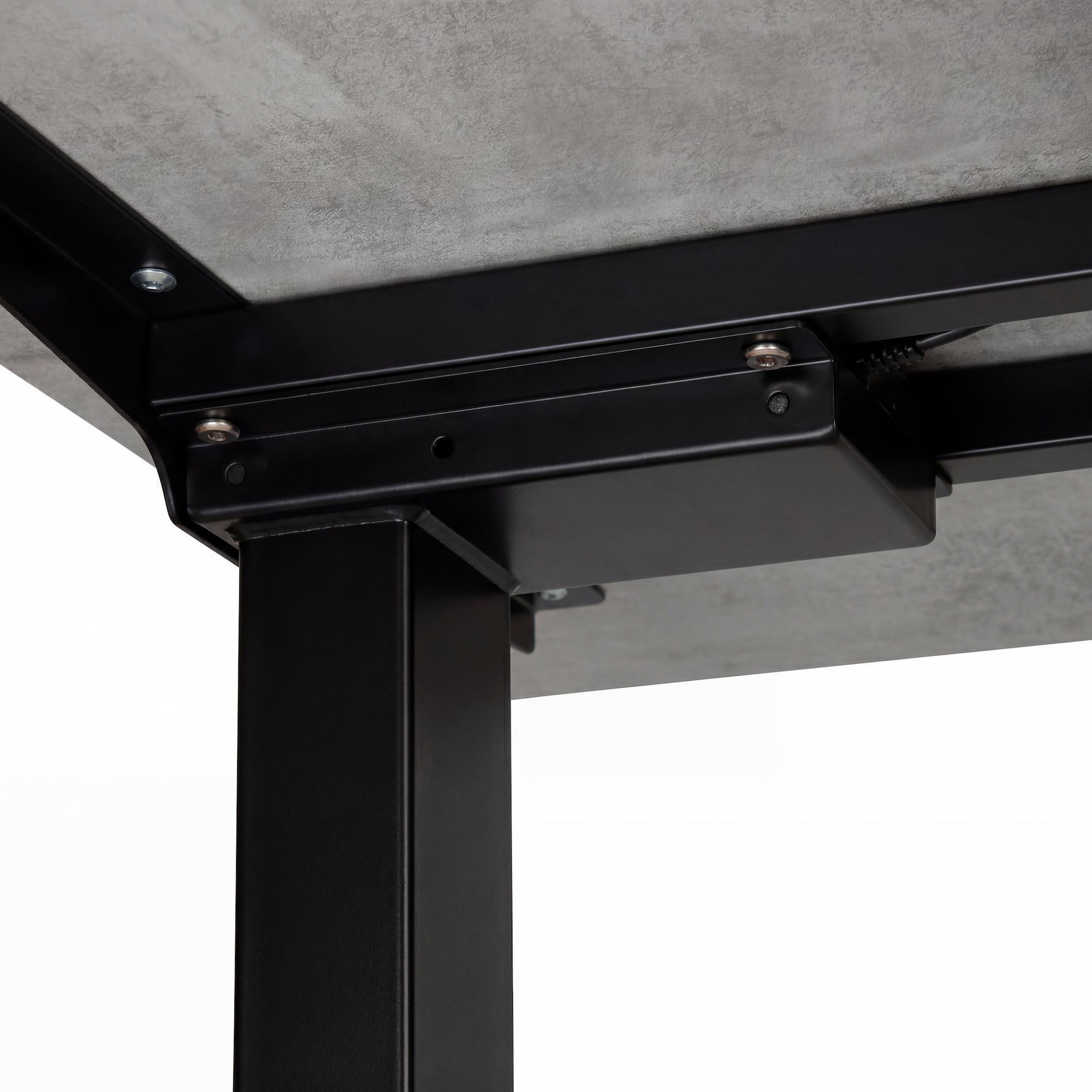 Регульований стіл ADAPWORK Smart 2 Motor AdapDesk 138х68 18мм Smoky Gray, Space Black (1061489095) в Киеве