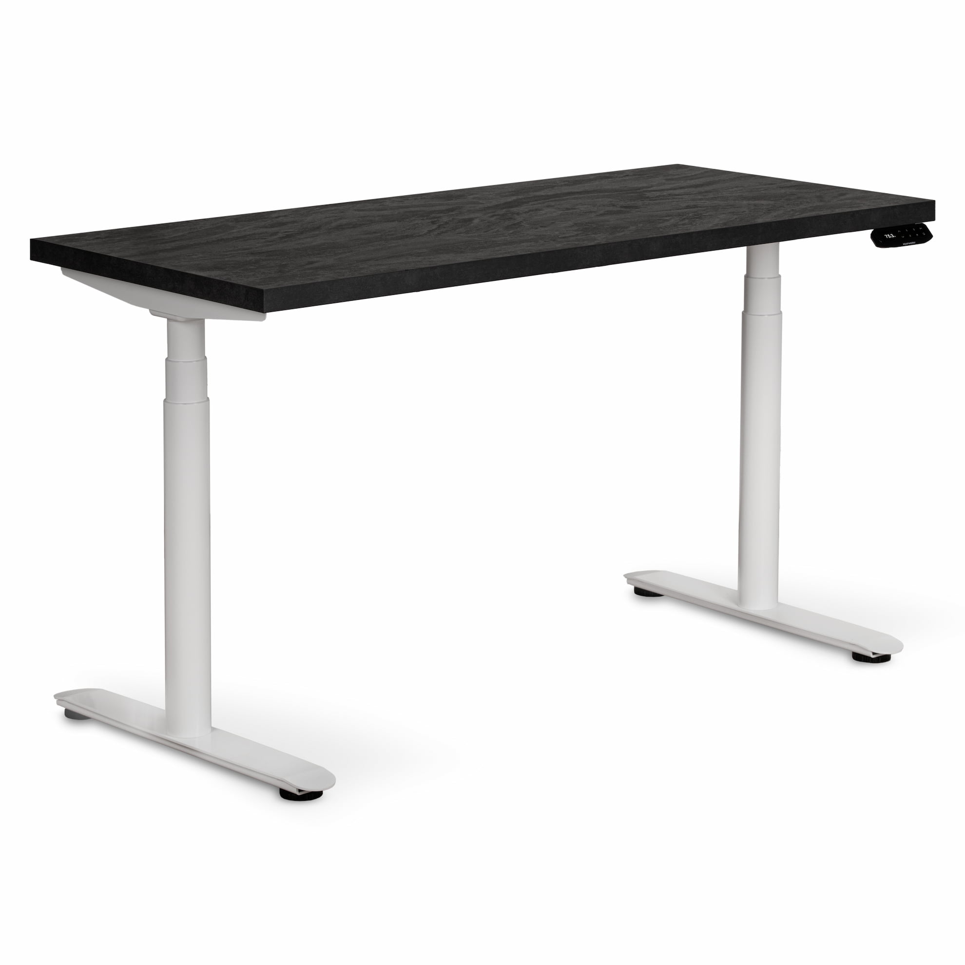 Регульований стіл ADAPWORK Smart 2 Motor Pro Max AdapDesk 136х66 36мм Carbon Black, Snow White (1061488895) фото