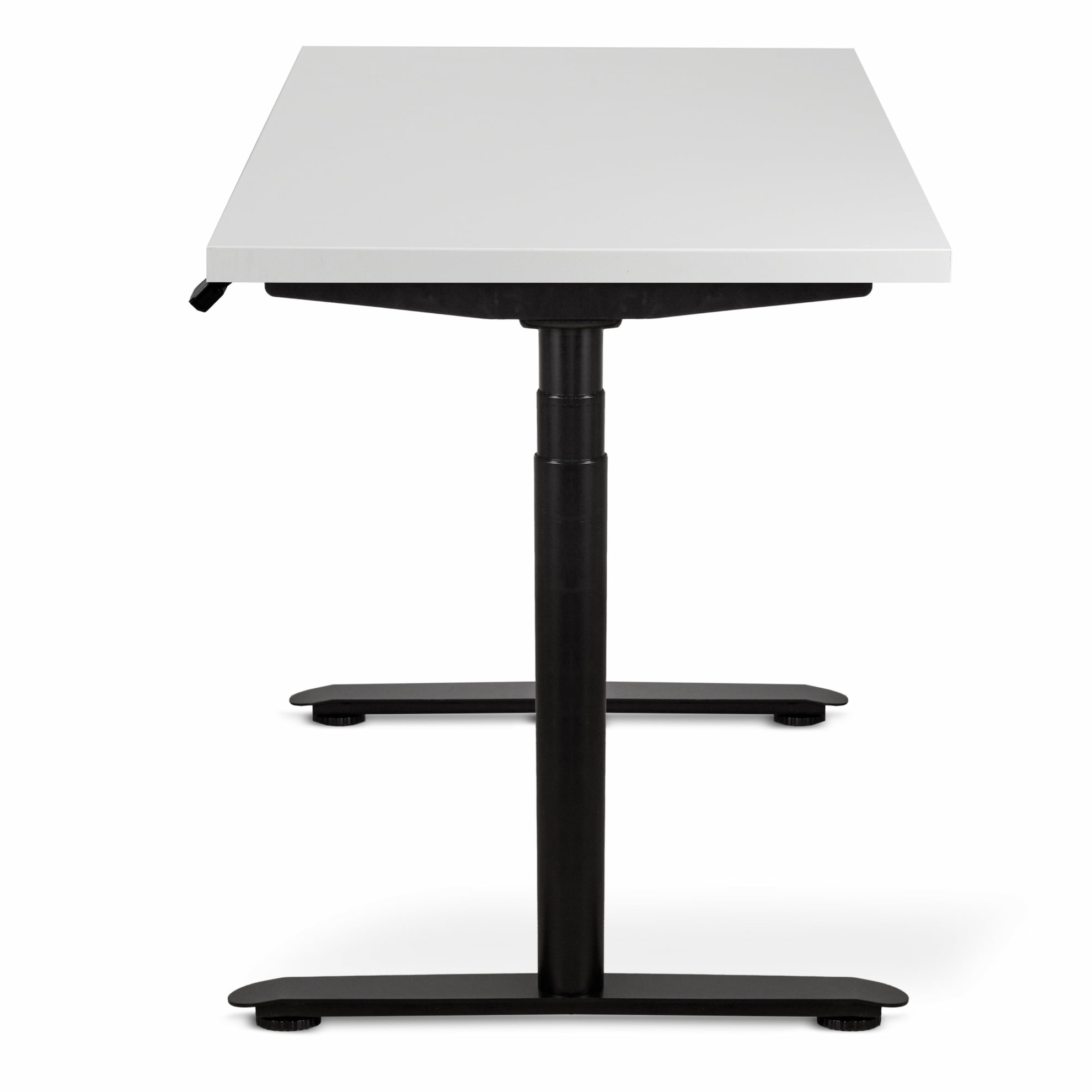 Регульований стіл ADAPWORK Smart 2 Motor Pro Max AdapDesk 136х66 36мм Crystal White, Space Black (1061488893) дешево