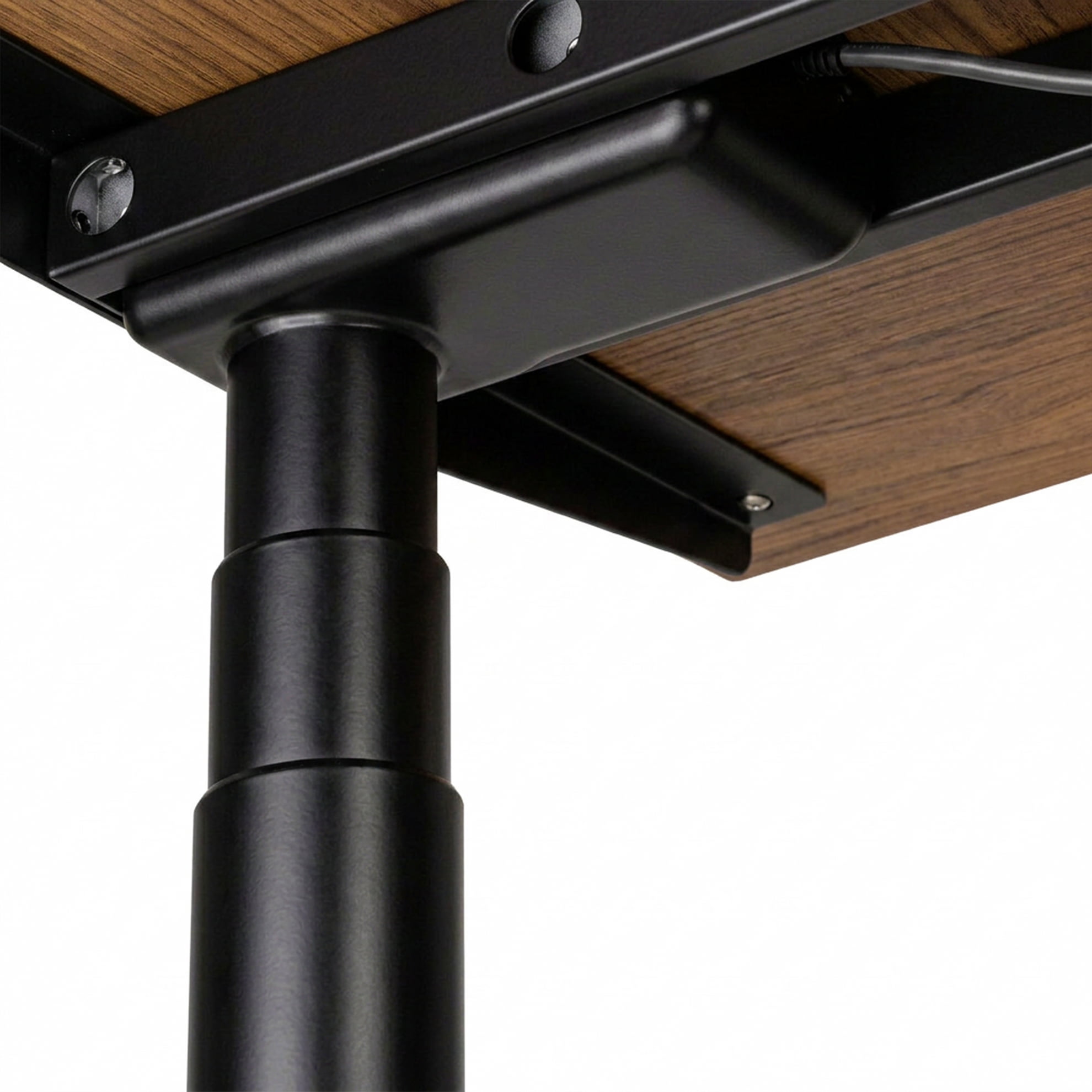 Регульований стіл ADAPWORK Smart 2 Motor Pro Max AdapDesk 136х66 36мм Golden Wood, Space Black (1061488889) в Киеве