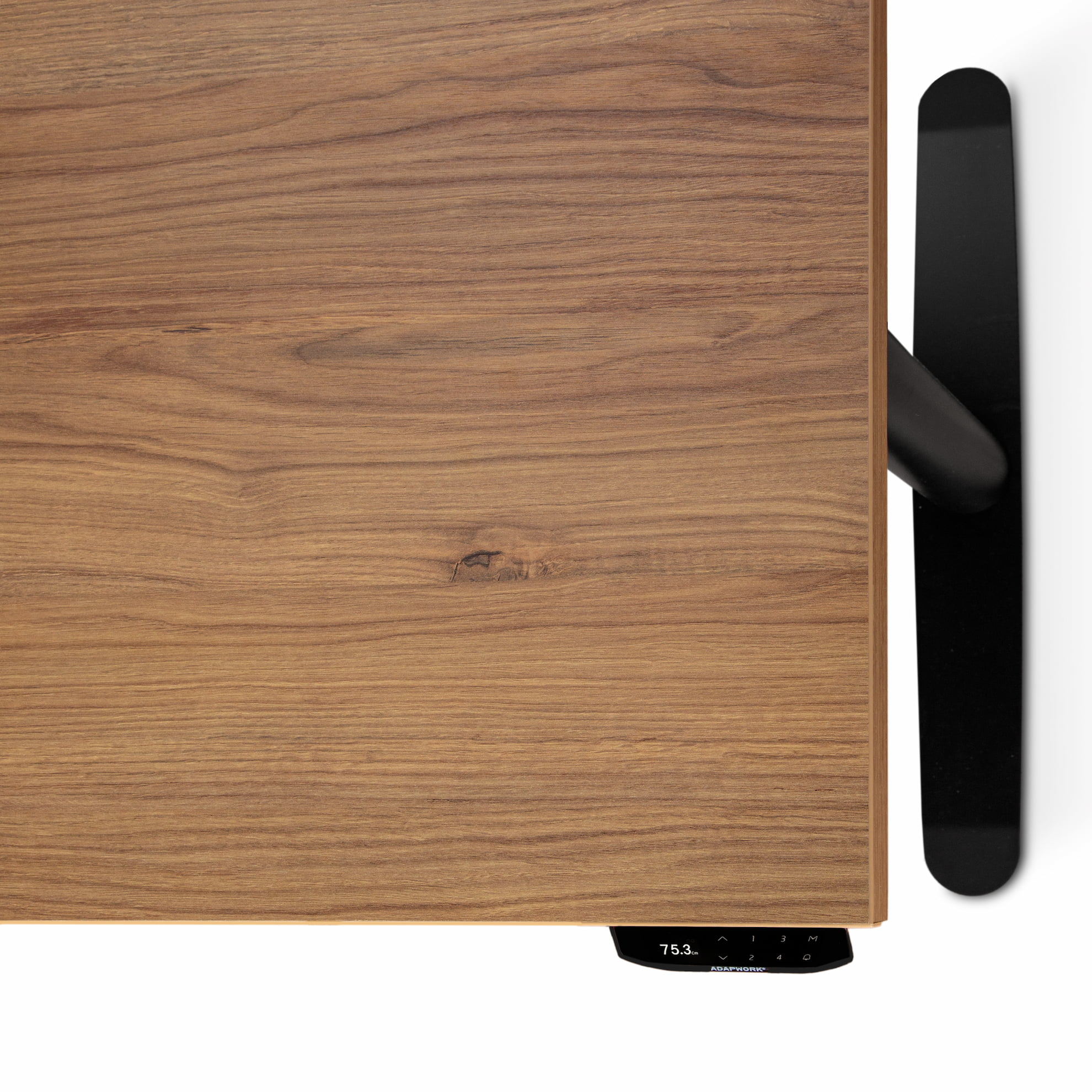 Регульований стіл ADAPWORK Smart 2 Motor Pro Max AdapDesk 136х66 36мм Golden Wood, Space Black (1061488889) с доставкой