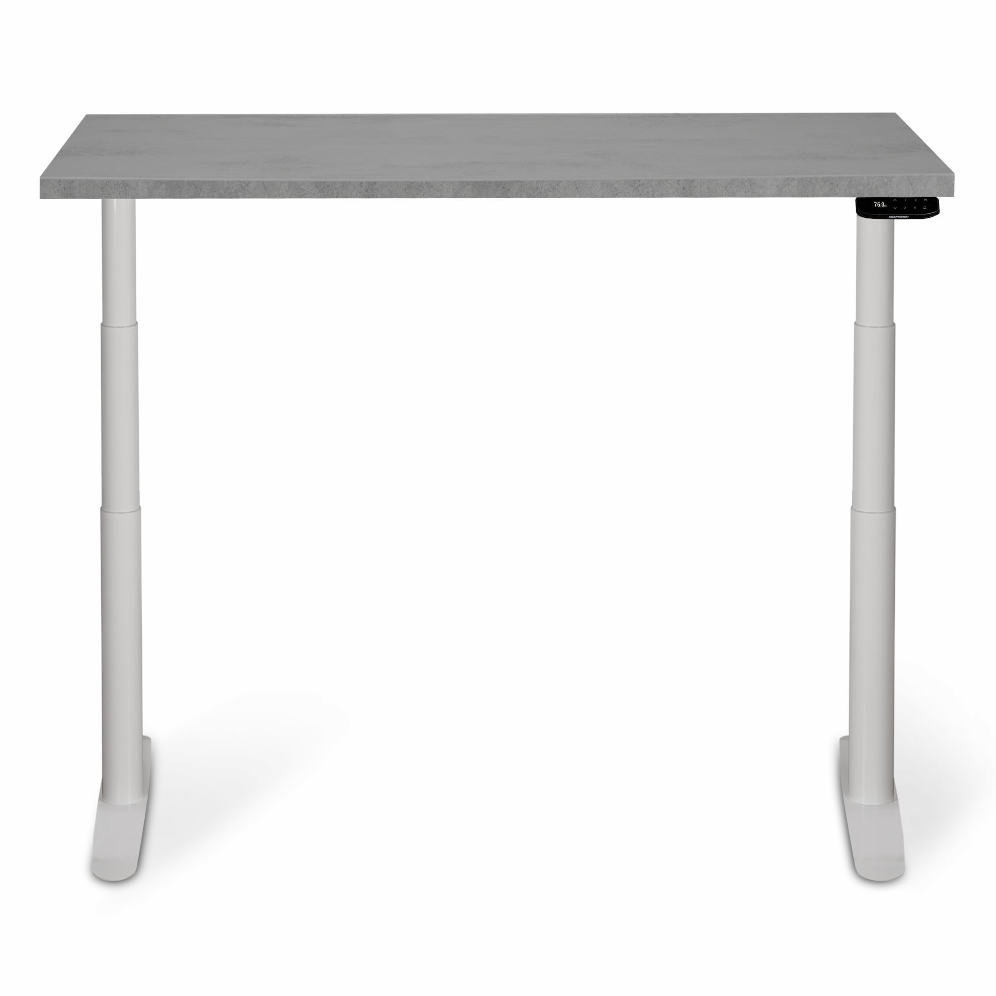 Регульований стіл ADAPWORK Smart 2 Motor Pro Max AdapDesk 136х66 36мм Smoky Gray, Snow White (1061488896) в Украине
