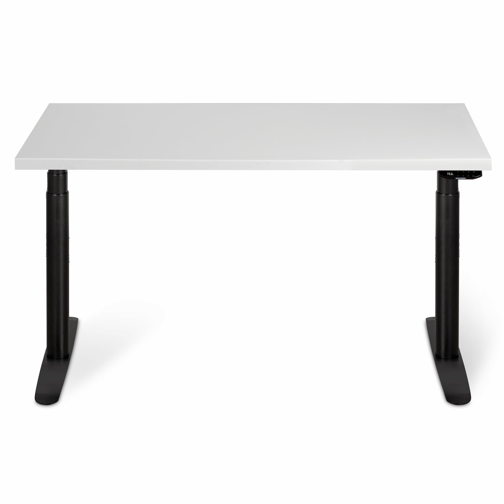 Регулируемый стол ADAPWORK Smart 2 Motor Pro Speed AdapDesk 136х66 36мм Crystal White, Space Black (1061488903) в интернет-магазине