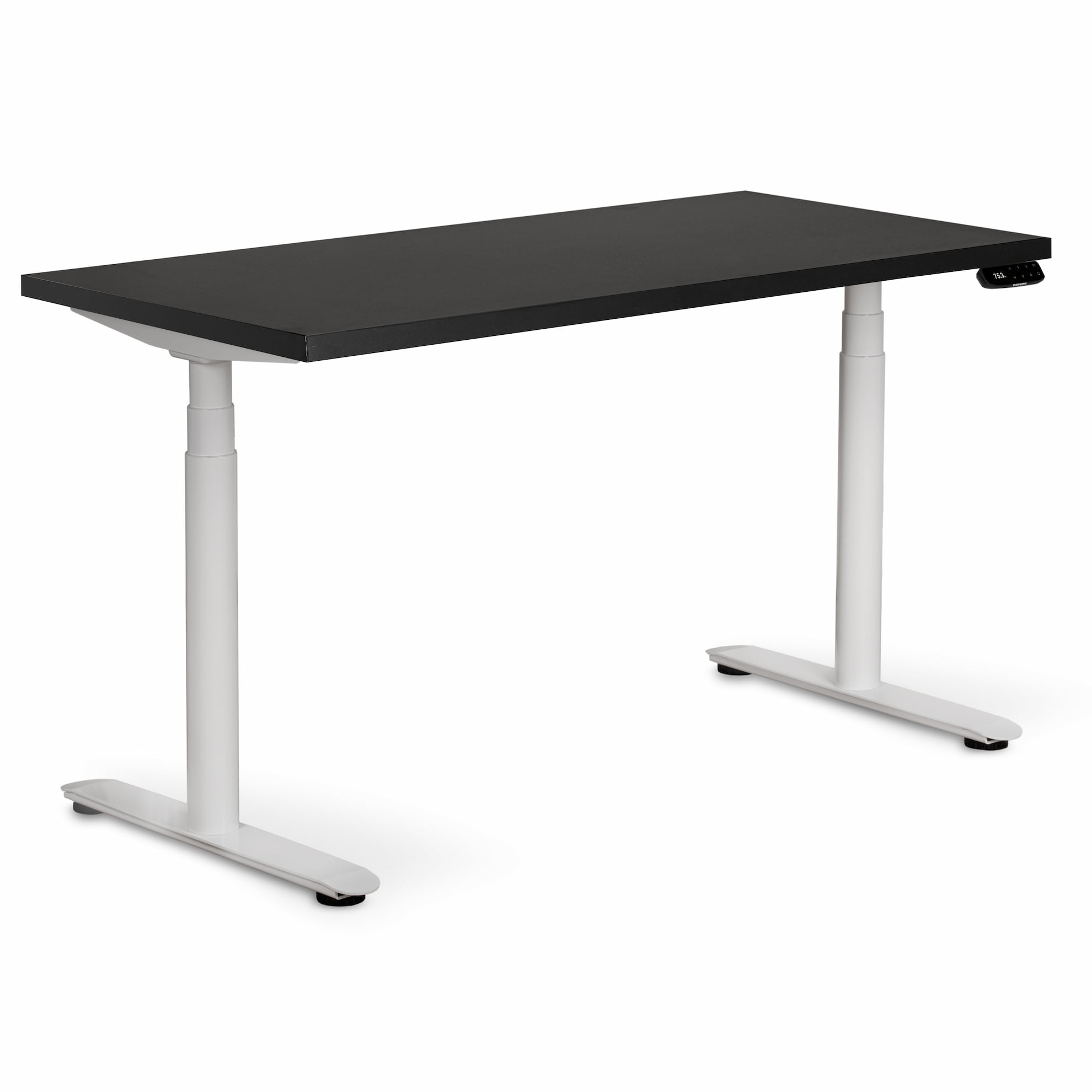 Регульований стіл ADAPWORK Smart 2 Motor Pro Speed AdapDesk 136х66 36мм Deep Black, Snow White (1061488907) фото