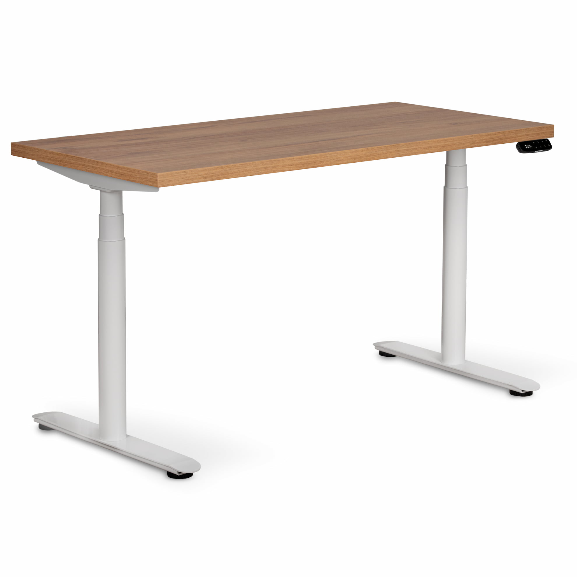 Регульований стіл ADAPWORK Smart 2 Motor Pro Speed AdapDesk 136х66 36мм Golden Wood, Snow White (1061488904) фото