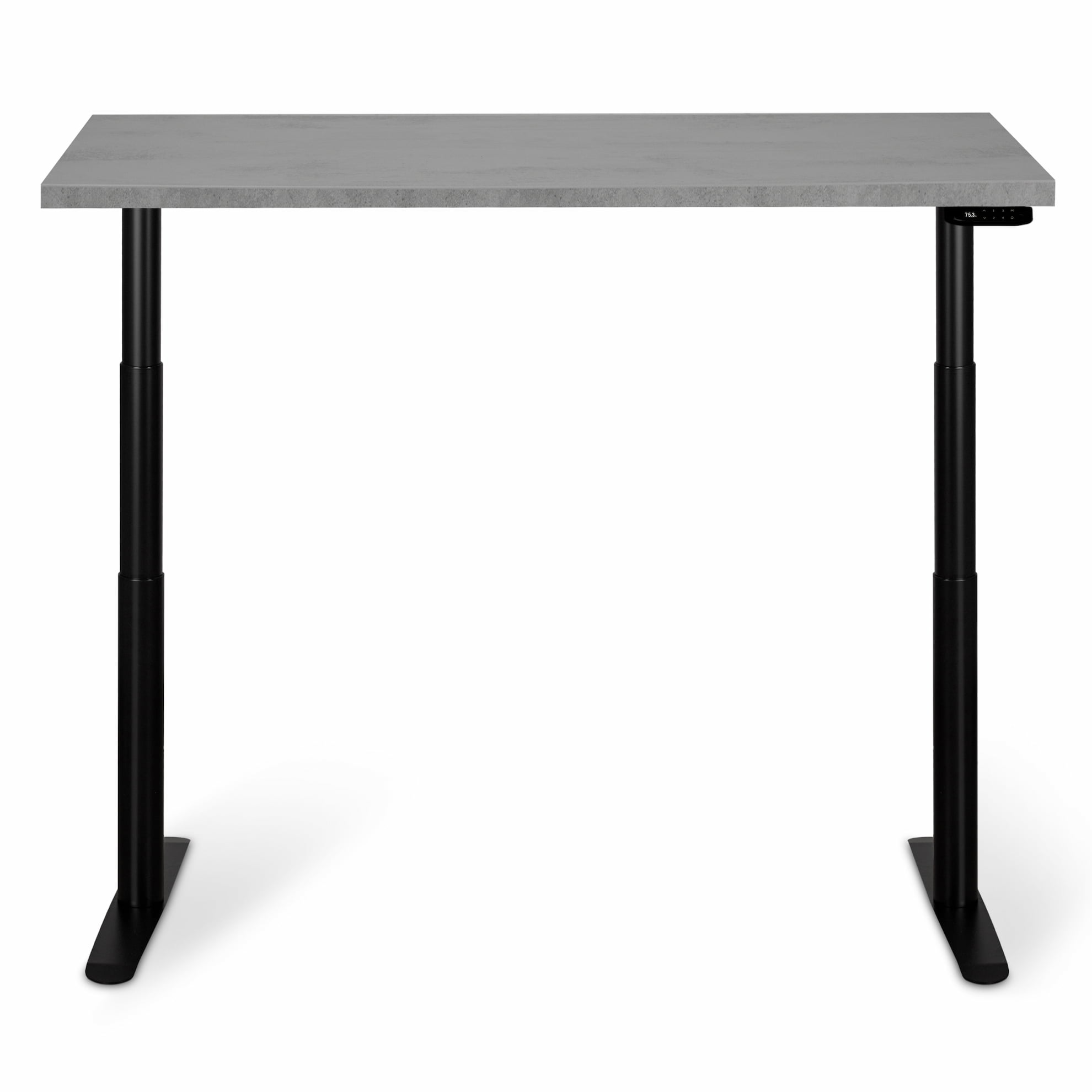Регулируемый стол ADAPWORK Smart 2 Motor Pro Speed AdapDesk 136х66 36мм Smoky Gray, Space Black (1061488901) в Украине