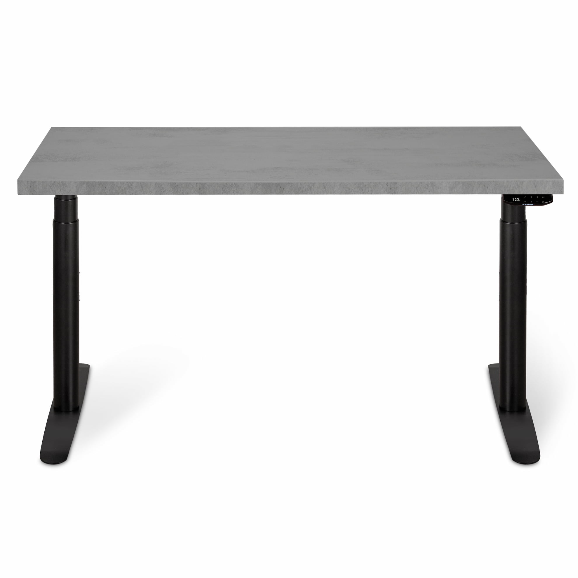 Регулируемый стол ADAPWORK Smart 2 Motor Pro Speed AdapDesk 136х66 36мм Smoky Gray, Space Black (1061488901) в интернет-магазине