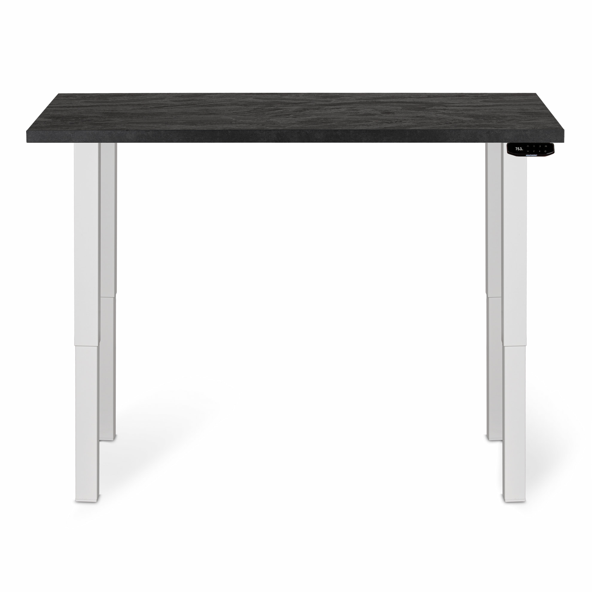 Регулируемый стол ADAPWORK Smart 4L 2 Motor AdapDesk 136х66 36 мм Carbon Black, Snow White (1061489108) в Украине