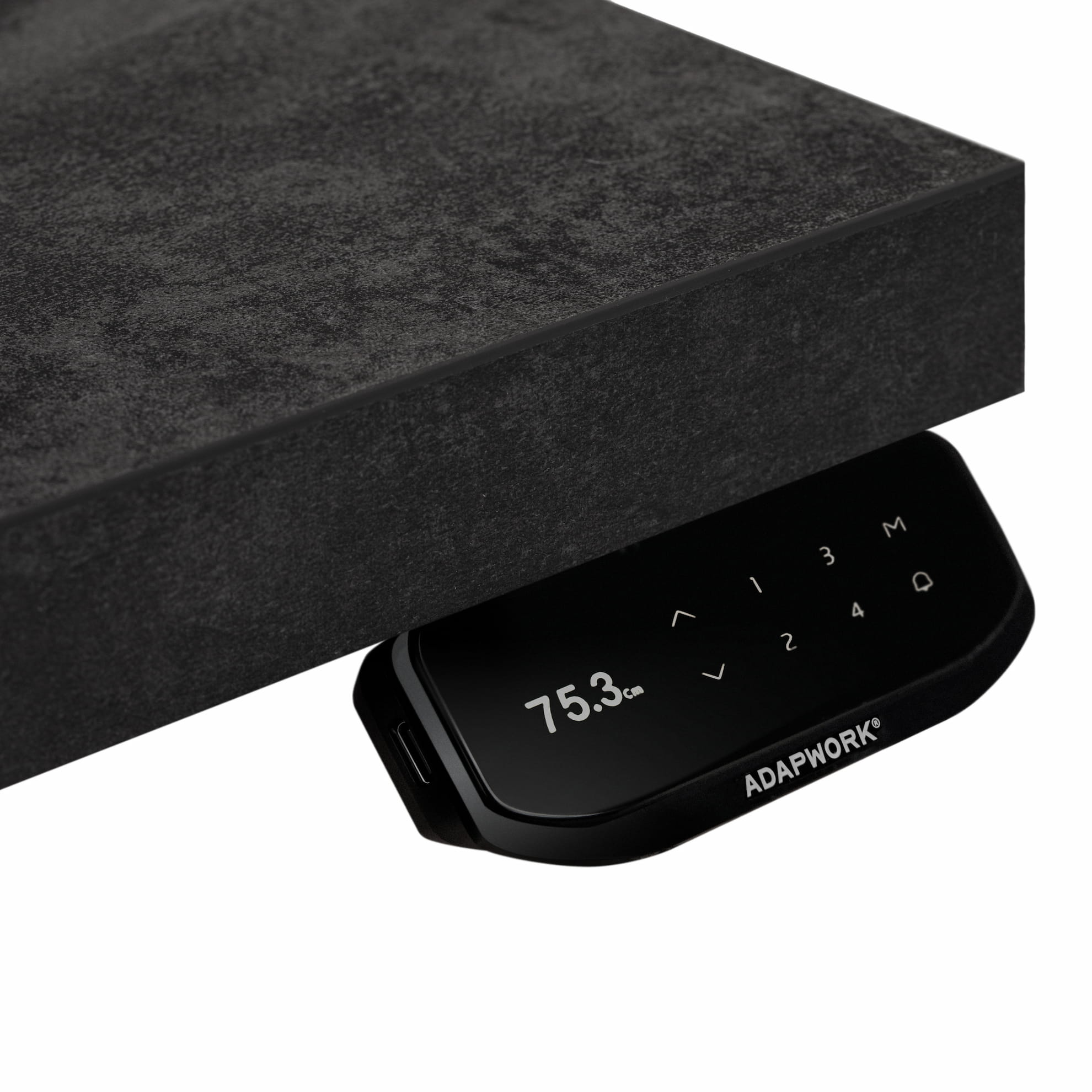 Регульований стіл ADAPWORK Smart 4L 2 Motor AdapDesk 136х66 36 мм Carbon Black, Space Black (1061489111) недорого