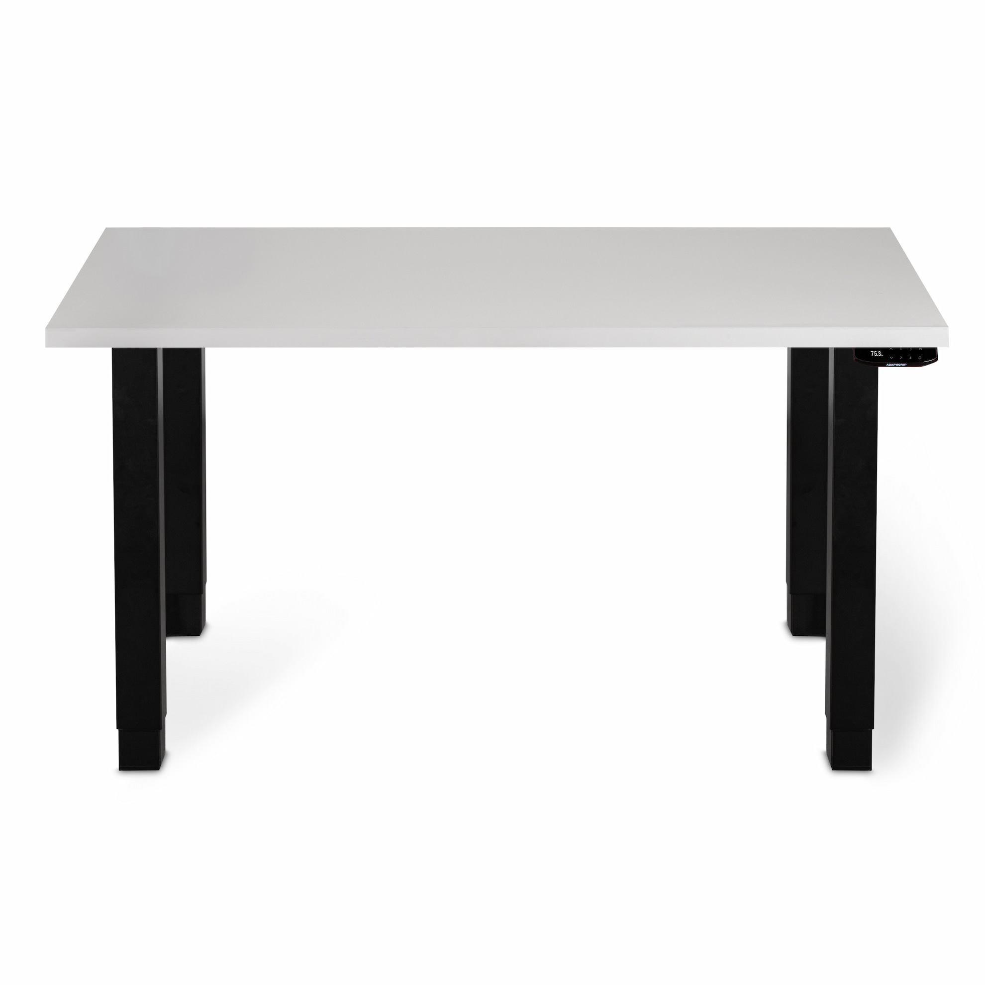 Регульований стіл ADAPWORK Smart 4L 2 Motor AdapDesk 136х66 36 мм Crystal White, Space Black (1061489109) в интернет-магазине