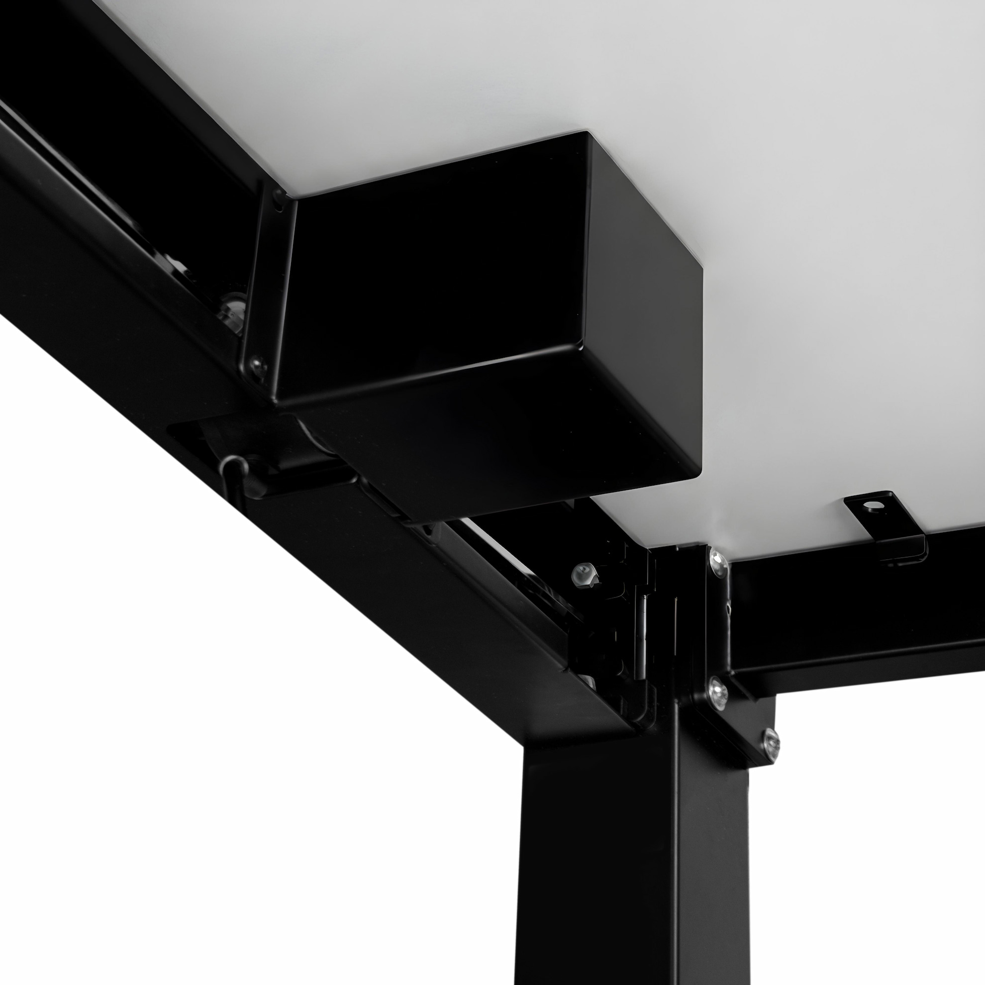 Регульований стіл ADAPWORK Smart 4L 2 Motor AdapDesk 136х66 36 мм Crystal White, Space Black (1061489109) в Киеве