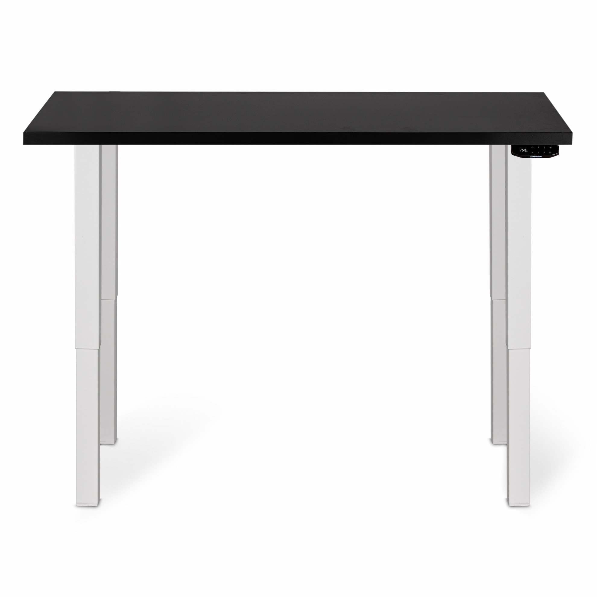 Регулируемый стол ADAPWORK Smart 4L 2 Motor AdapDesk 136х66 36 мм Deep Black, Snow White (1061489107) в Украине