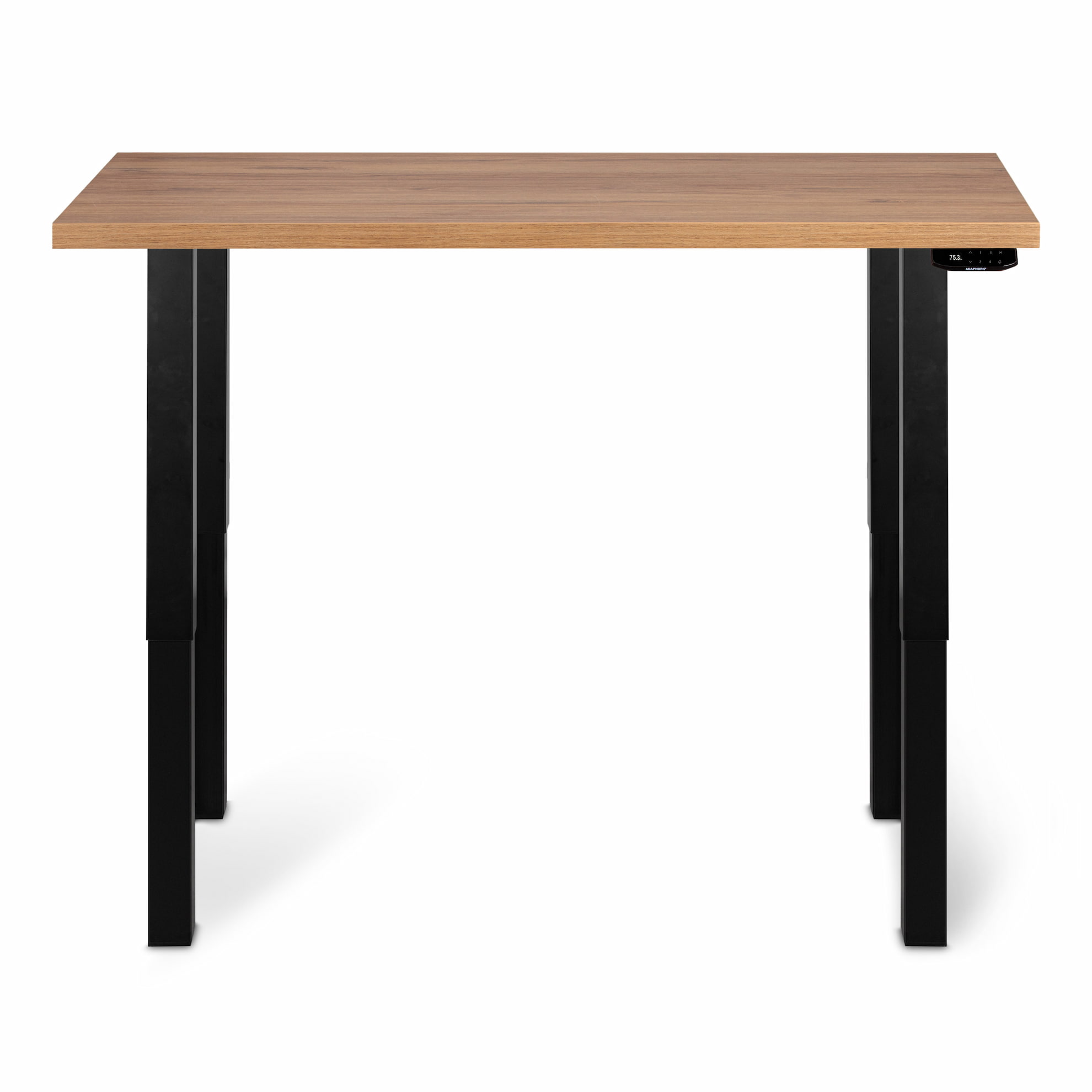 Регулируемый стол ADAPWORK Smart 4L 2 Motor AdapDesk 136х66 36 мм Golden Wood, Space Black (1061489113) в Украине