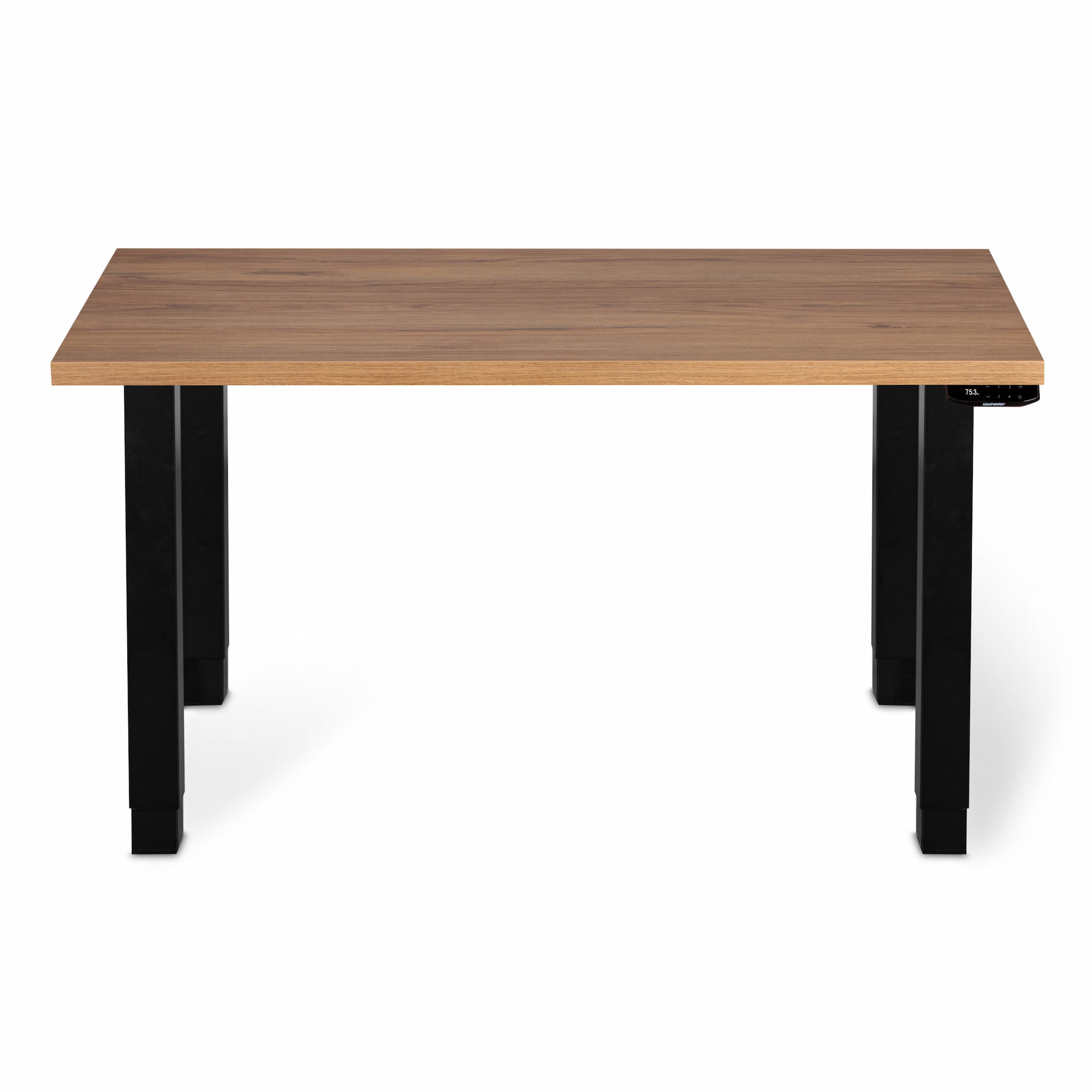 Регулируемый стол ADAPWORK Smart 4L 2 Motor AdapDesk 136х66 36 мм Golden Wood, Space Black (1061489113) в интернет-магазине
