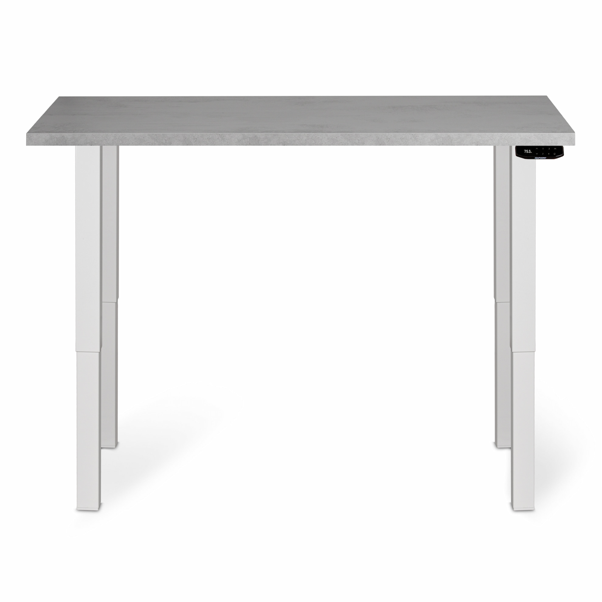 Регулируемый стол ADAPWORK Smart 4L 2 Motor AdapDesk 136х66 36 мм Smoky Gray, Snow White (1061489106) в Украине