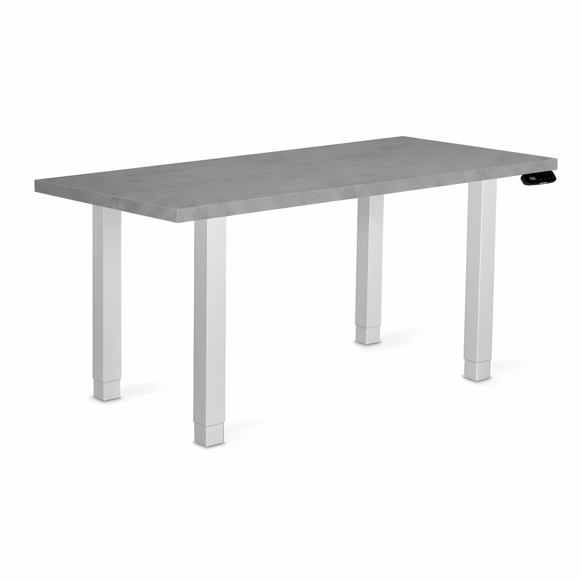 Регулируемый стол ADAPWORK Smart 4L 2 Motor AdapDesk 136х66 36 мм Smoky Gray, Snow White (1061489106) фото