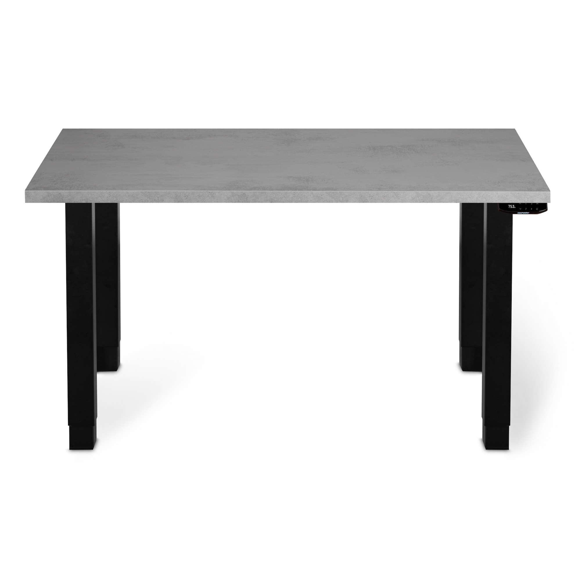 Регульований стіл ADAPWORK Smart 4L 2 Motor AdapDesk 136х66 36 мм Smoky Gray, Space Black (1061489110) в интернет-магазине