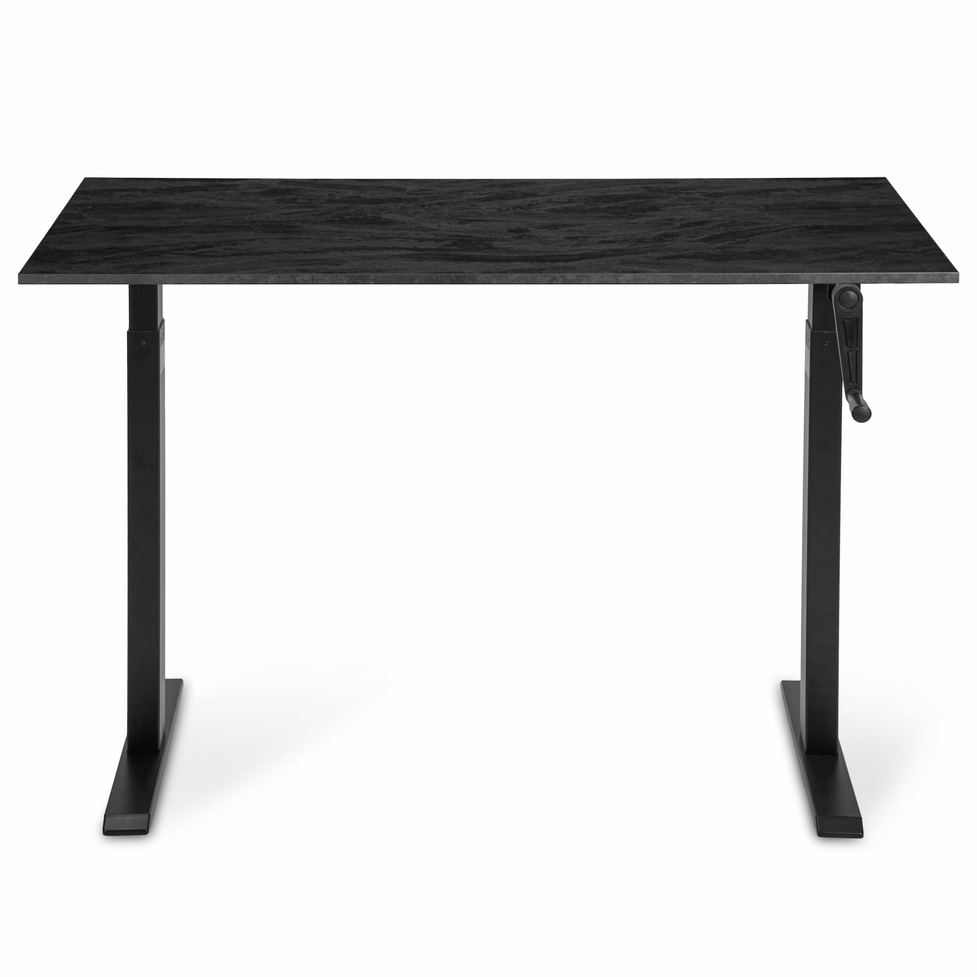 Регулируемый стол ADAPWORK Smart Manual AdapDesk 138х68 18мм Carbon Black, Space Black (1061489142) в интернет-магазине