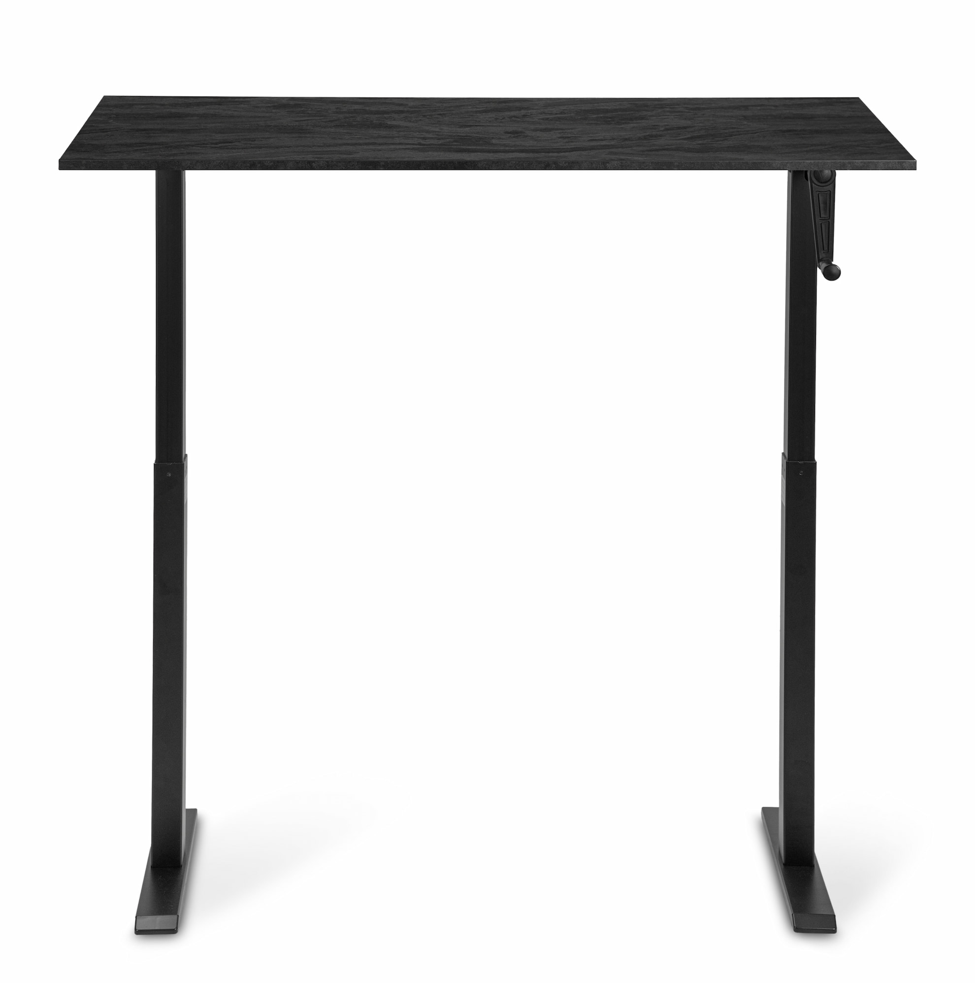 Регулируемый стол ADAPWORK Smart Manual AdapDesk 138х68 18мм Carbon Black, Space Black (1061489142) в Украине