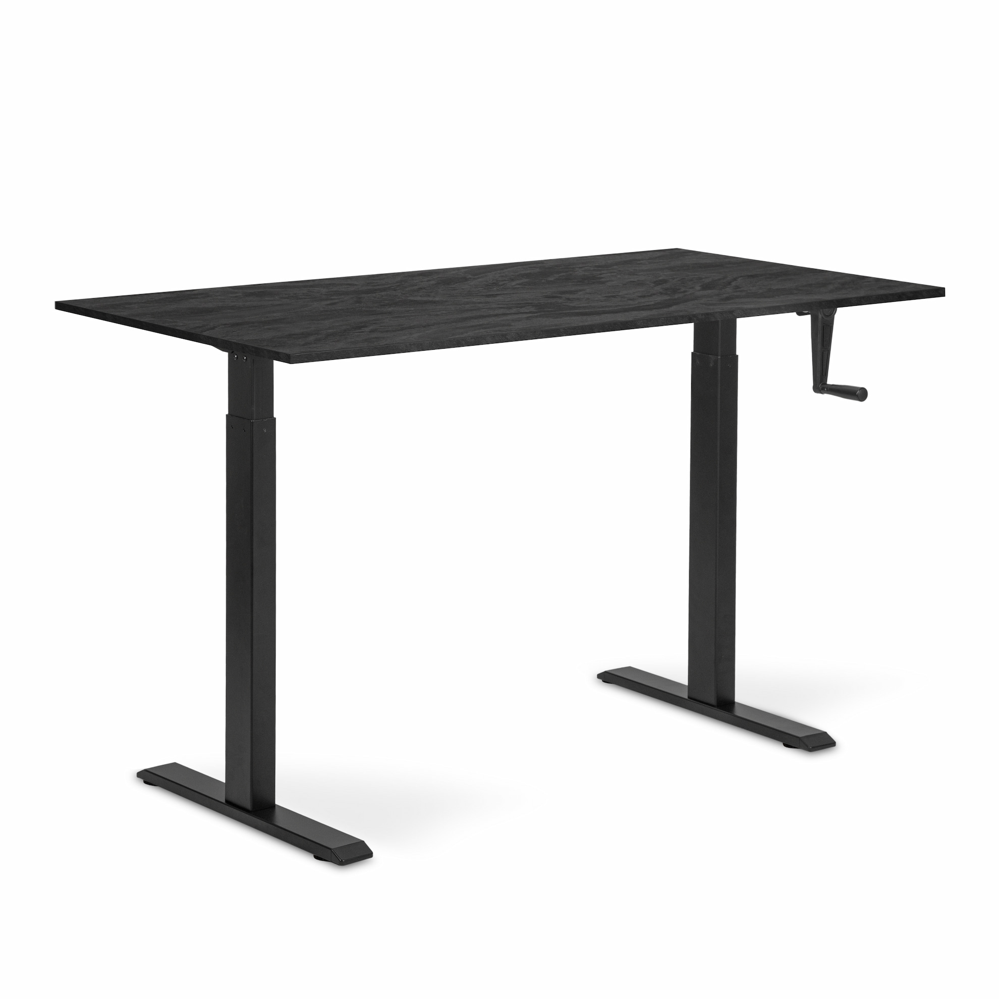 Регулируемый стол ADAPWORK Smart Manual AdapDesk 138х68 18мм Carbon Black, Space Black (1061489142) фото
