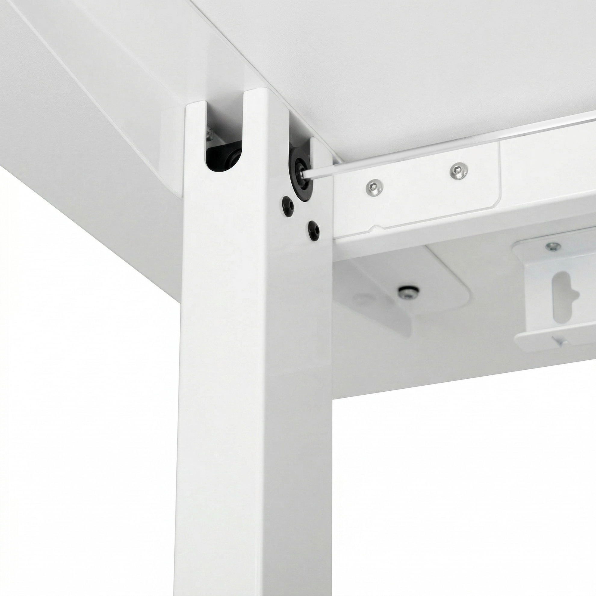 Регульований стіл ADAPWORK Smart Manual AdapDesk 138х68 18мм Crystal White, Snow White (1061489134) в Киеве