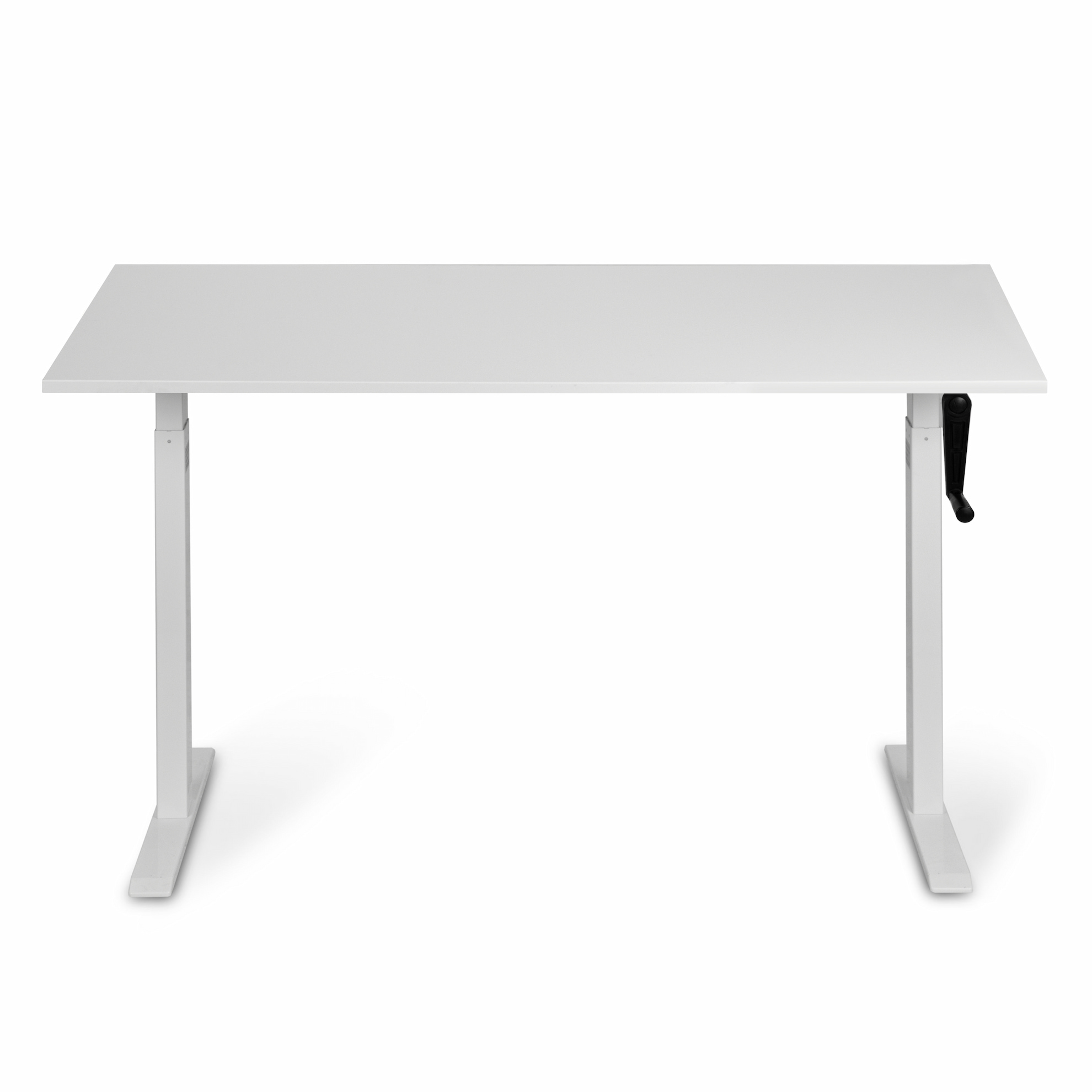 Регульований стіл ADAPWORK Smart Manual AdapDesk 138х68 18мм Crystal White, Snow White (1061489134) в интернет-магазине