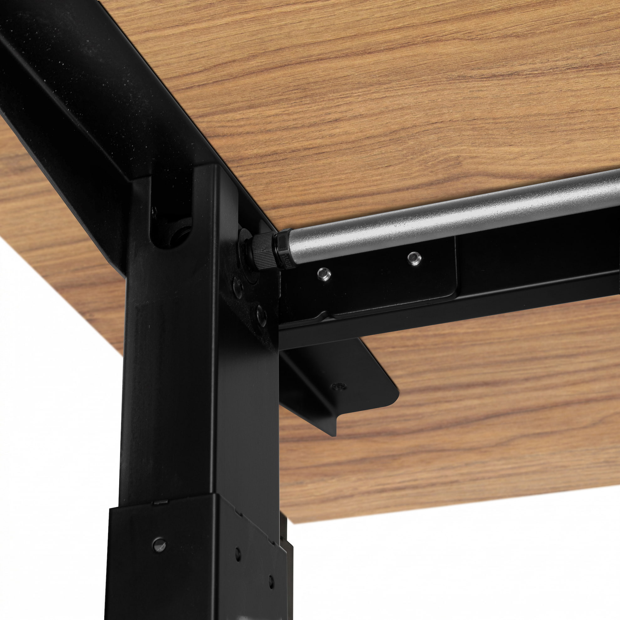 Регулируемый стол ADAPWORK Smart Manual AdapDesk 138х68 18мм Golden Wood, Space Black (1061489143) в Киеве