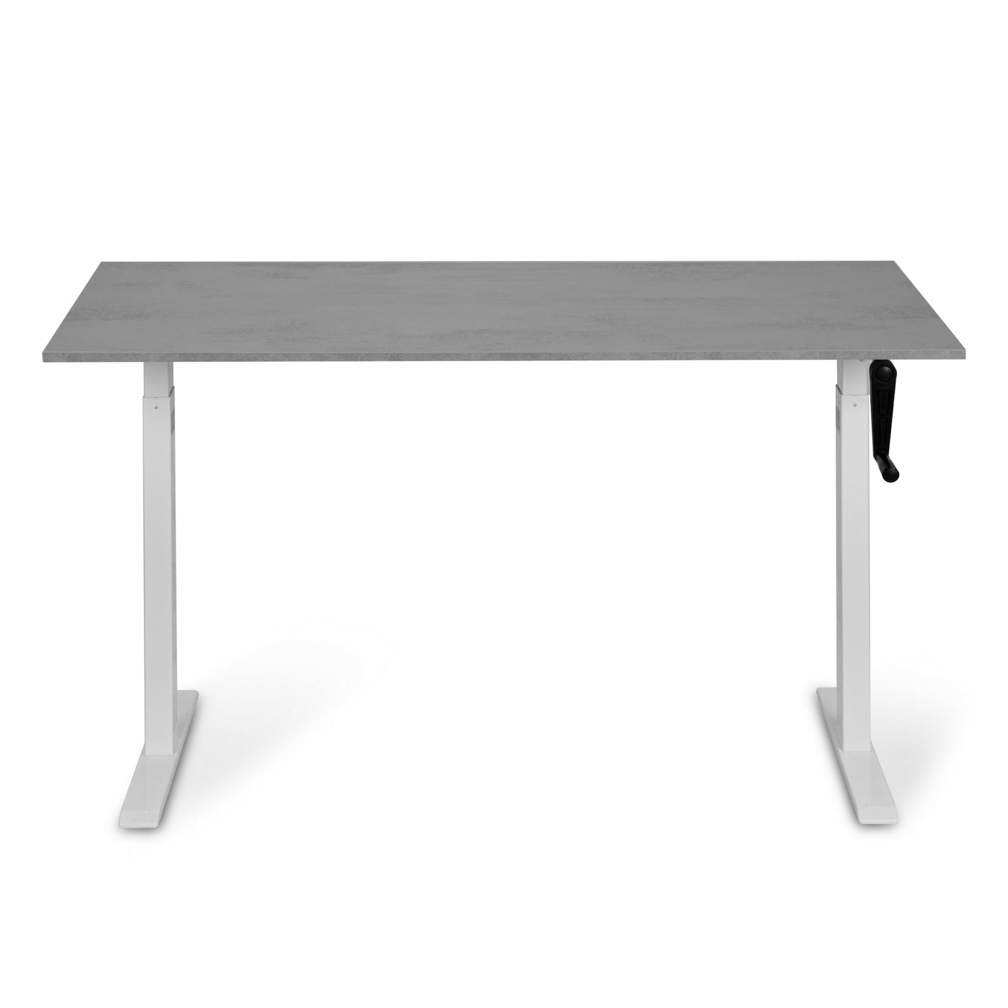 Регульований стіл ADAPWORK Smart Manual AdapDesk 138х68 18мм Smoky Gray, Snow White (1061489135) в интернет-магазине