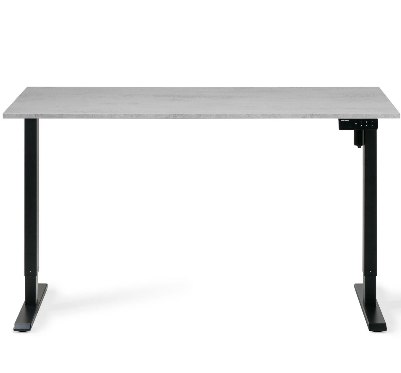 Регулируемый стол ADAPWORK SmartDesk 18мм 136х66 Серый бетон, Черный (106735888) недорого