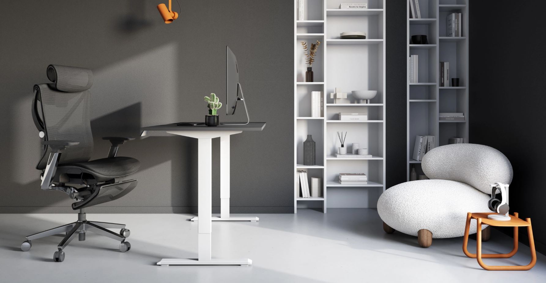 Регульований стіл ADAPWORK SmartDesk 2 18мм 136х66 Чорний, Білий (106936685) в Киеве