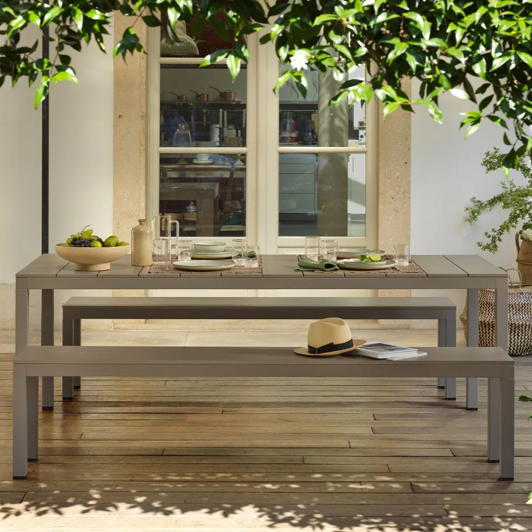Лавка Rio Bench Alu Tortora (131489395) в Украине