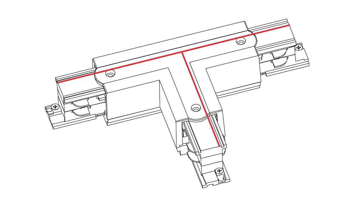 Соединитель Ctls Power T Connector Left 1 T-l1 Белый (109988133) недорого