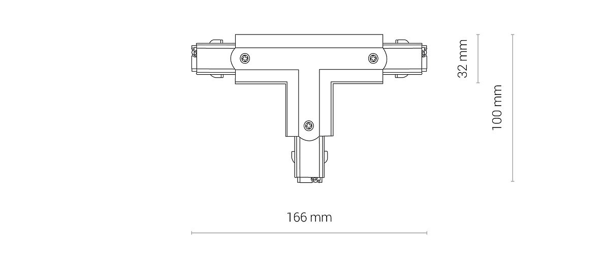 Соединитель Ctls Power T Connector Right 2 T-r2 Белый (109988130) дешево