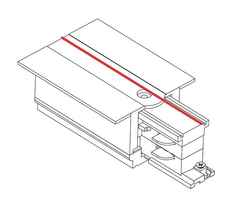 Соединитель Ctls Recessed Power End Cap Right Черный (109985058) недорого