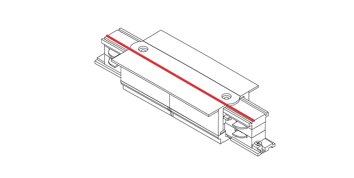 Соединитель Ctls Recessed Power Straight Connector IP20 Белый (109986856) недорого