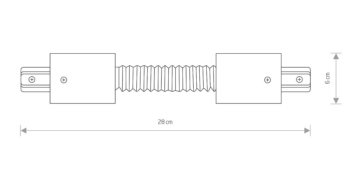 З'єднувач Profile flex connector IP20 врізний Білий (109985789) недорого