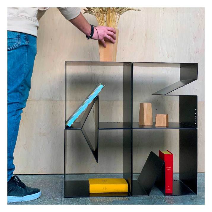 Стелаж B-cube 4 Black (60462253) дешево