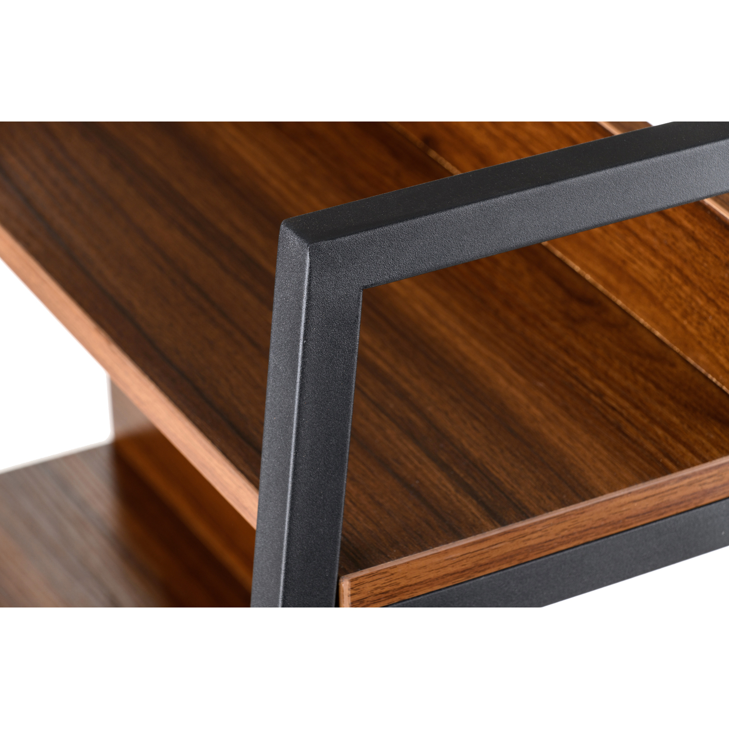 Стеллаж Stroke 3 Black, Walnut (26512901) цена
