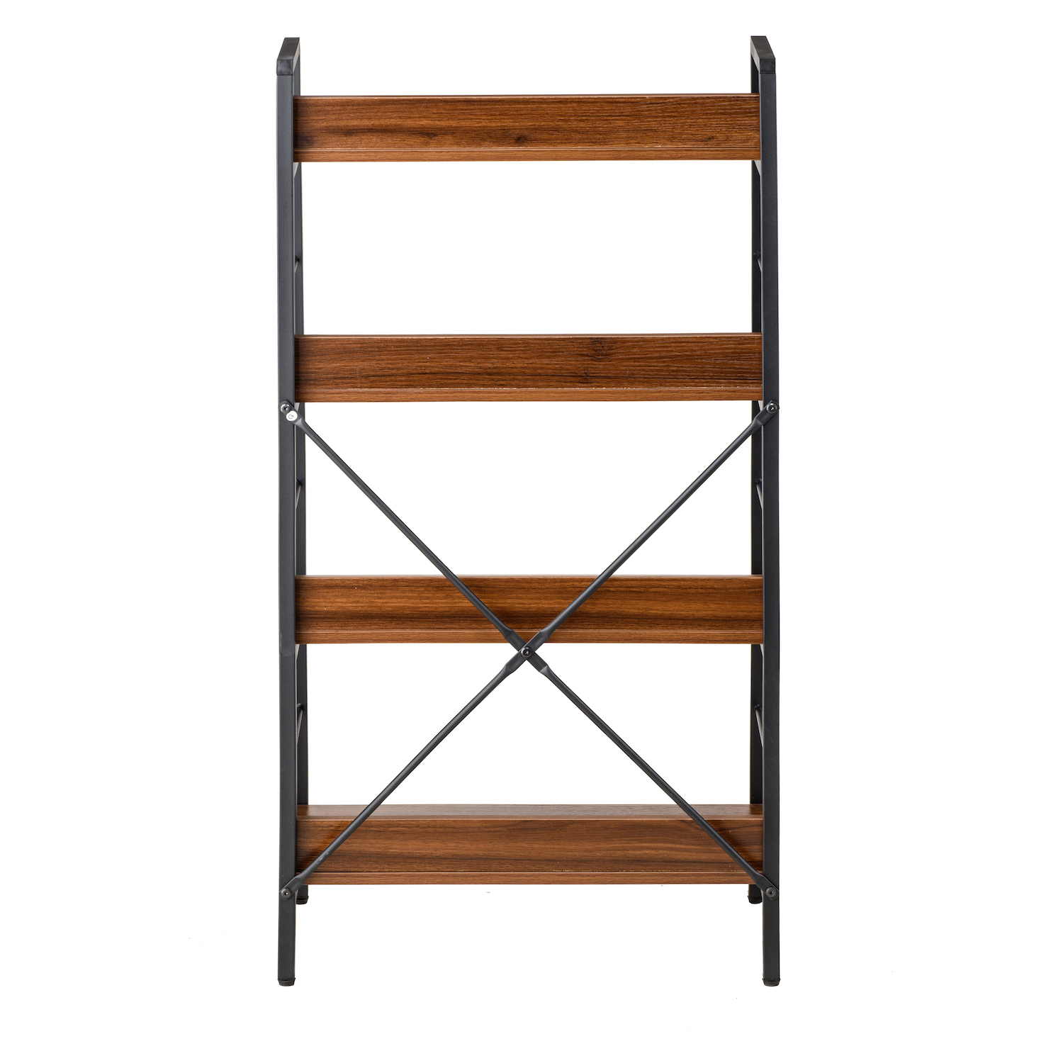 Стелаж Stroke 4 Black, Walnut (26512902) в Украине