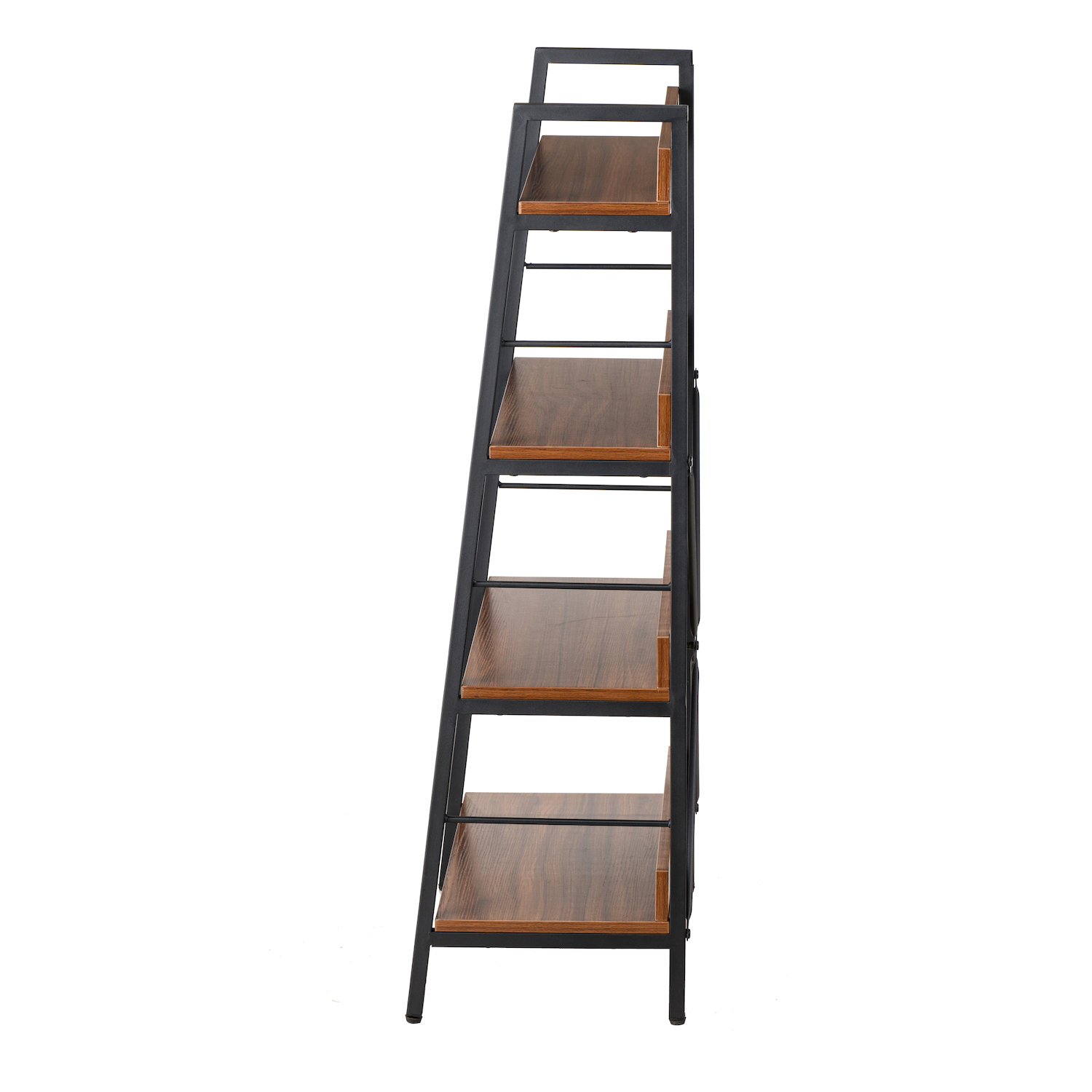 Стелаж Stroke 4 Black, Walnut (26512902) недорого