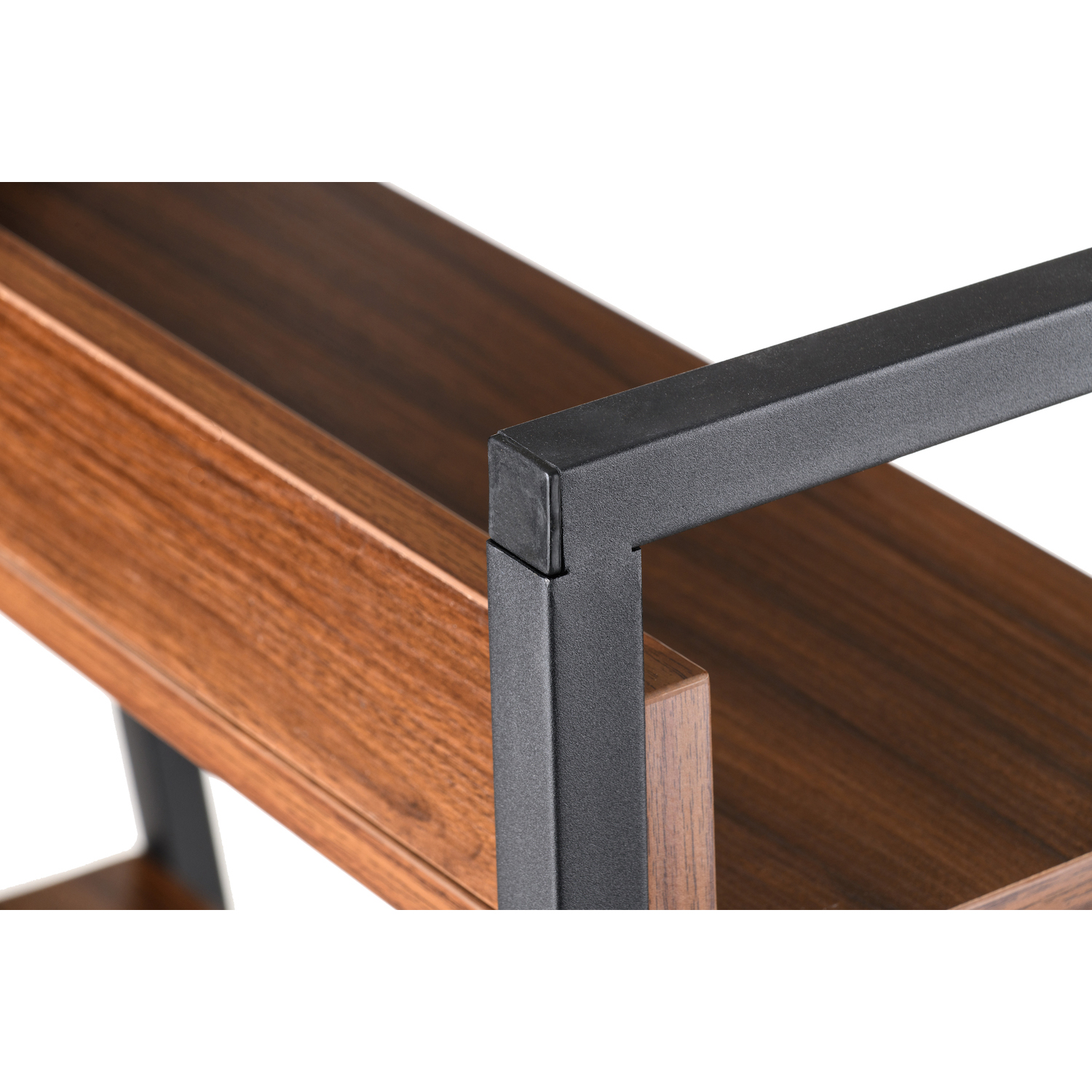 Стелаж Stroke 4 Black, Walnut (26512902) kupistul