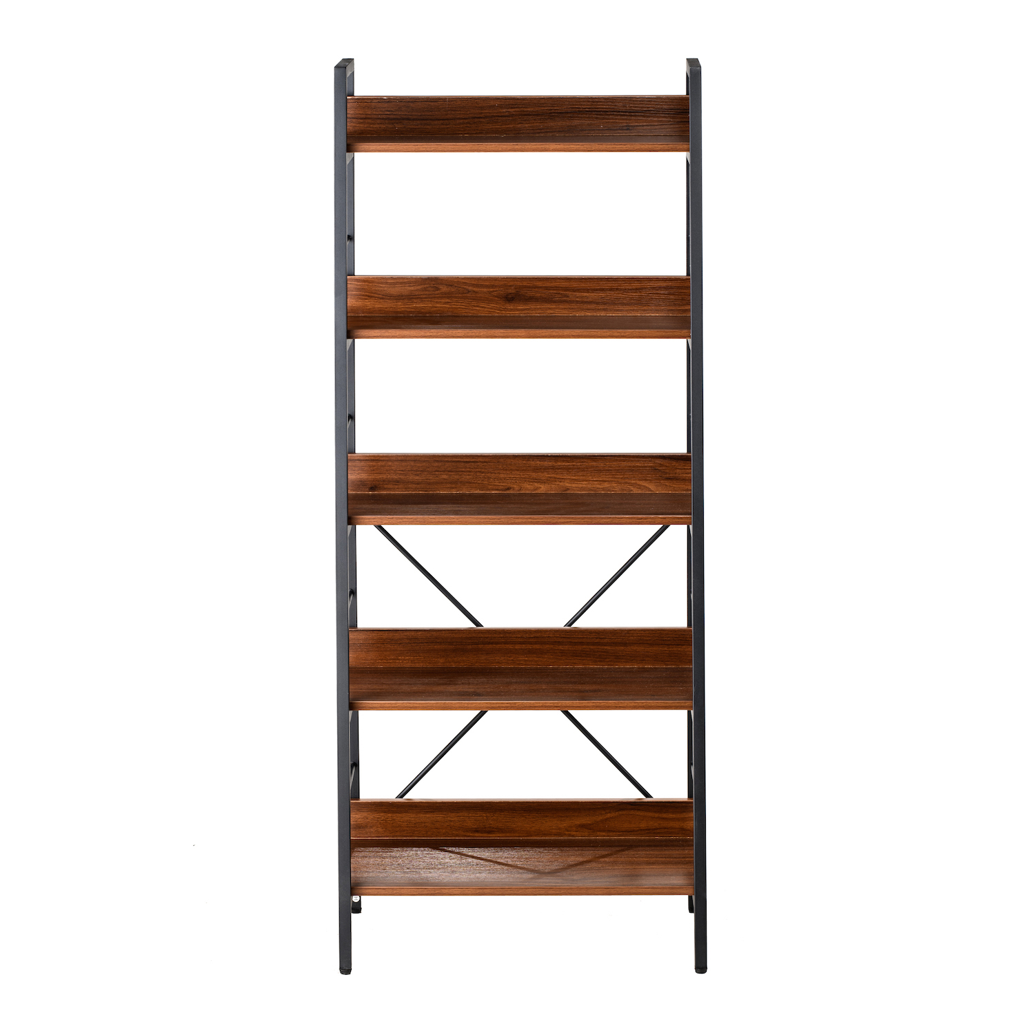 Стелаж Stroke 5 Black, Walnut (26512903) дешево
