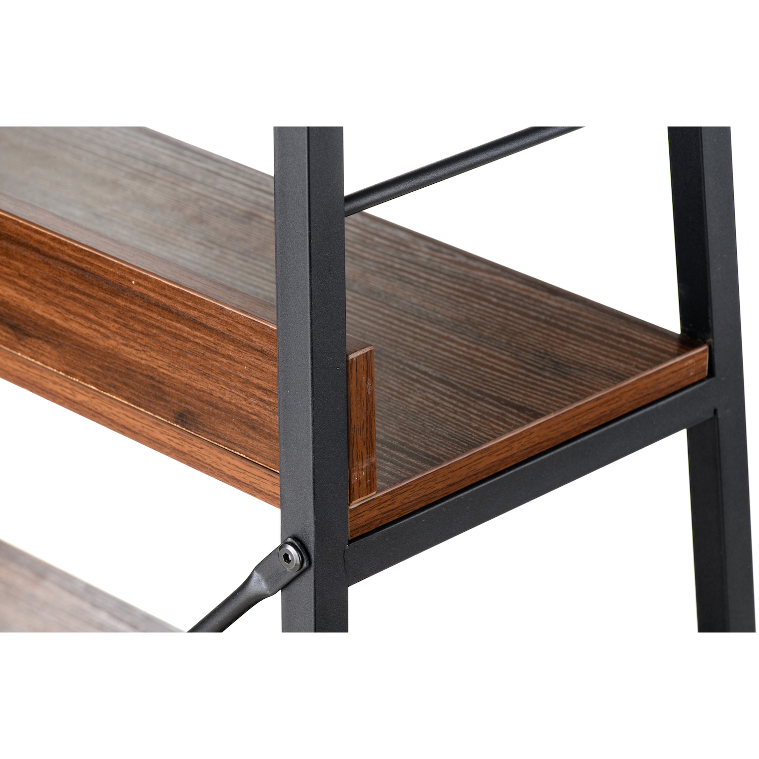 Стелаж Stroke 5 Black, Walnut (26512903) kupistul