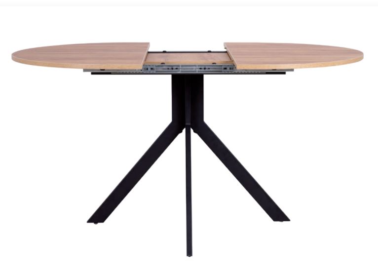 Стол ARGON LOFT H18 1100х900 Дуб золотой, black (211205460) дешево