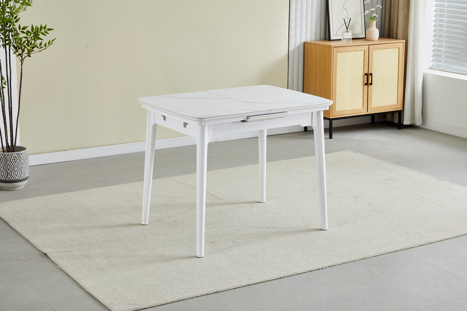 Стол Askold 120х80 Snow White Matt, Белый (1011489639) с доставкой