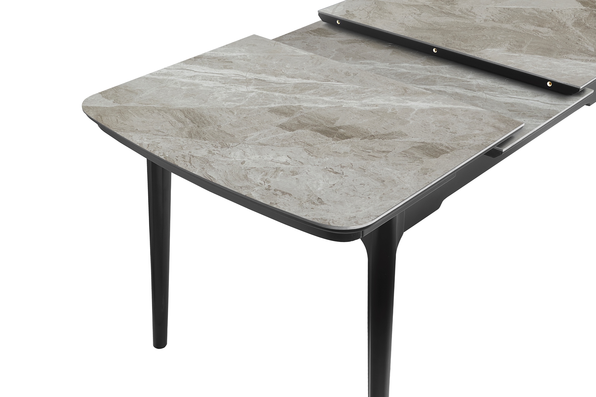 Стол Askold 140х80 Italy grey Glossy, Черный (1011489641) в Украине