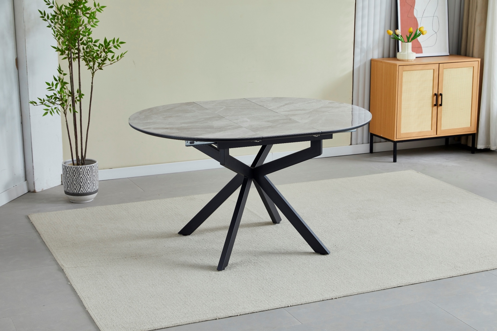 Стол Atlas R D105 Italy grey Glossy (1011489659) фото
