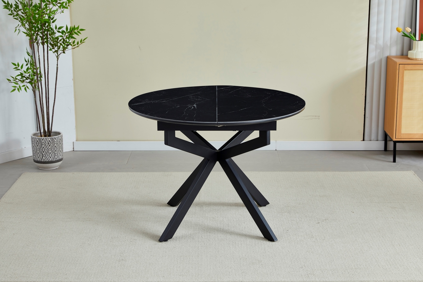 Стол Atlas R D105 Shks Black Matt (1011489660) цена