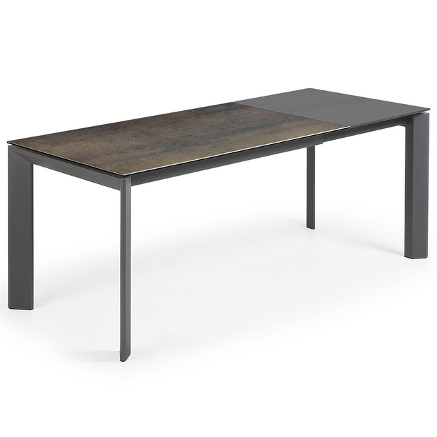 Стіл Atta 120x80 Ceramics Графіт з ефектом дощу (90636272) дешево