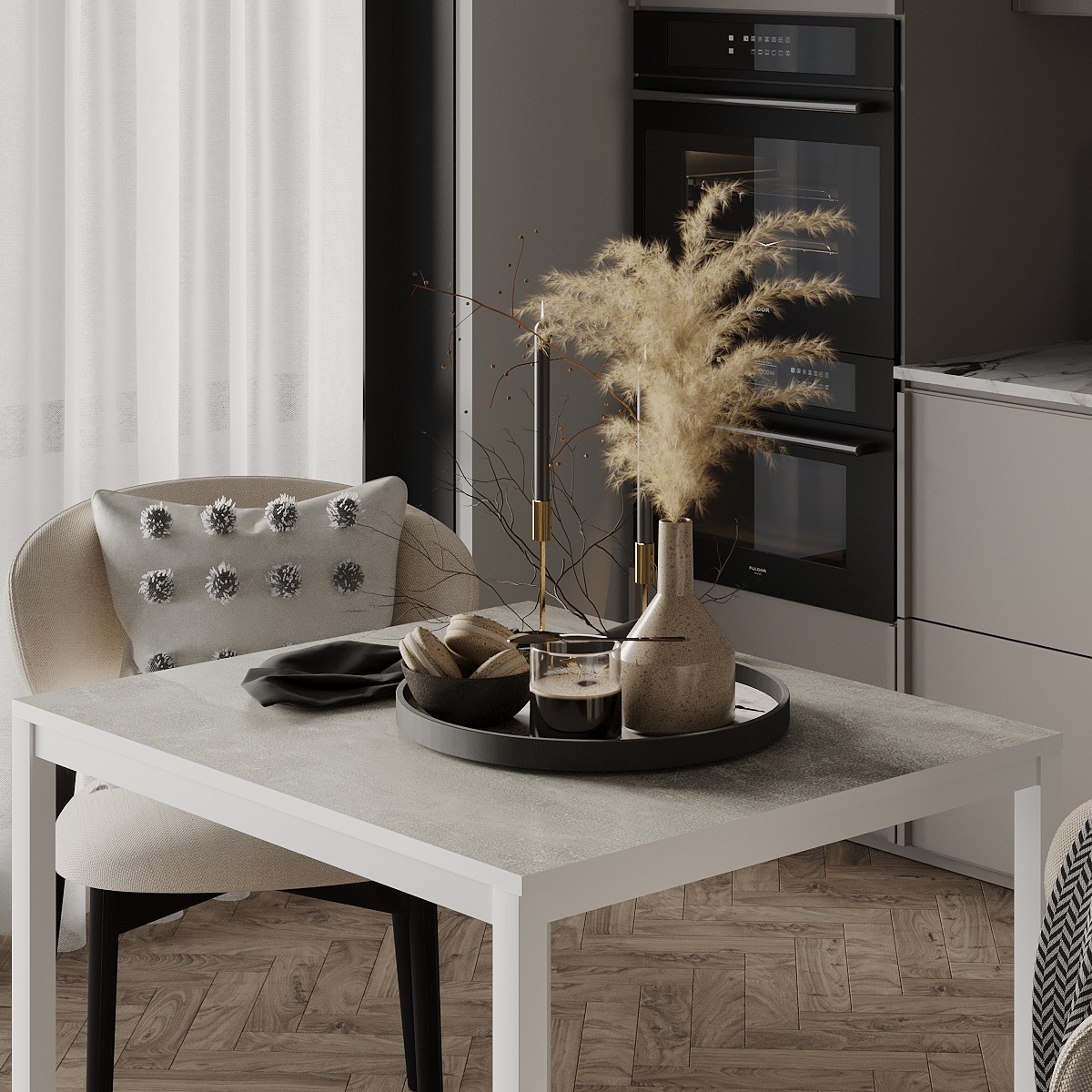 Стіл Brevity Loft Mini 67х67 ДСП Ательє світлий, Білий (931380280) недорого